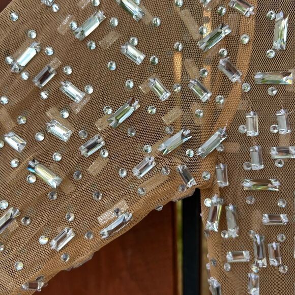 Retrofete 'Vinci' Silver Crystal Embellished Dress Size XS NWT - Picture 8 of 12